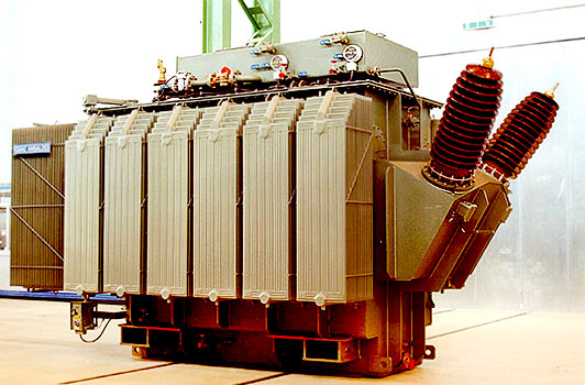 GANZ tracted transformer with Eurocooler's degraded radiators